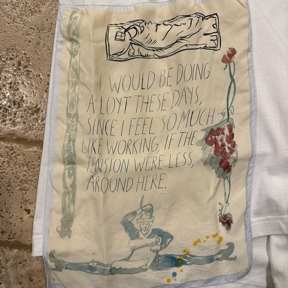 Dior Kim Jones x Raymond Pettibon Patch White T-Shirt - Picture 8 of 14